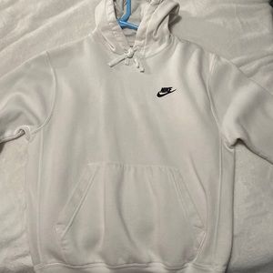 white nike hoodie, size small, clean with no stains